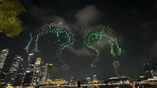 The first ever Dragon-themed Drone Show by Marina Bay Sands (MBS), Singapore