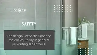 Glass shower door benefits | okc glass works | #oklahoma #glassshowerdoor