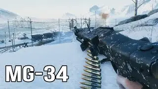 Battlefield 5 - MG-34 Gameplay