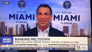 Miami Mayor Francis Suarez on Bank Failures, Inflationary Policies, Bitcoin & Miami Coin