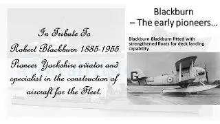 Blackburn Aircraft of the 1920s & 1930s a long patrol (& introduction)