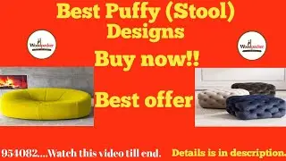 Best and cute puffy (Stool) design. Buy now. Details is in description.👆 #Shorts