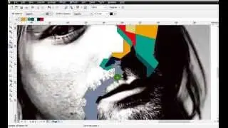Kurt Cobain CorelDraw WPAP Tutorial by Edho