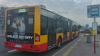 Linia 401 ( Kurs Skrócony ) - Mercedes Conecto G #2254 ( MZA Warszawa )