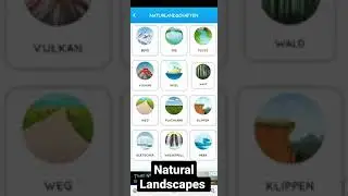 Learn German for beginners ( natural landscapes; naturalandschaften)