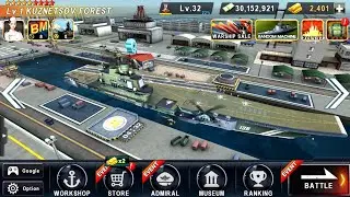 Warship Battle - New CV KUZNETSOV FOREST Review And Gameplay