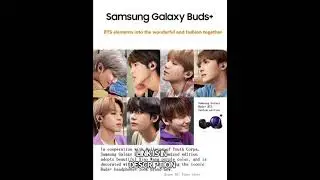 Samsung Galaxy Buds+BTS Custom Wireles Bluetooth Earphone Purple In-Ear Earplugs Headset Microphone