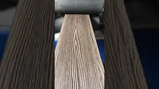 WPC PE/PVC profile embossing device