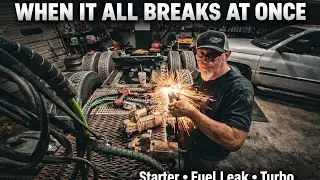 Rat Rod Starter Fail & Kenworth Turbo Rescue | Fixing Fuel Leaks & More!