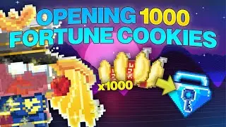 Opening 1000 Lucky Fortune Cookies! (profit?)  |Growtopia