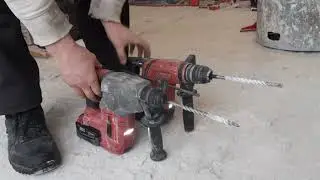 Перфоратор Hilti te6 vs. Milwaukee 2712 акомуляторный инструмент сверление керпича