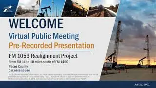 TxDOT Odessa &ndash; Virtual Public Meeting &ndash; FM 1053 Realignment Project