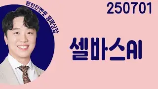 #셀바스AI #종목상담 #문현진 #주챔콜콜콜