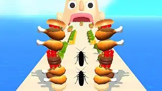Sandwich Runner - SpeedRun All Levels Gameplay Walkthrough Android,ios New Update E1