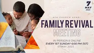 THINGS THAT MATTER - SELF CONTROL - Ps. Gabriel Thomasraj| Family Revival Meet | May 2023