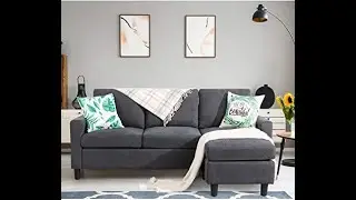Review Shintenchi Convertible Sectional Sofa Couch 2021