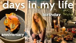 Vlog 🧸 My 27th birthday, anniversary at michelin star restaurant, office party
