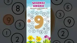 Belajar Angka 9 #belajarangka #belajaranakanak #belajarberhitung #videobelajar #kidslearningvideoes