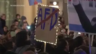 Protesters take to the streets of Berlin against far right AfD party ahead of elections