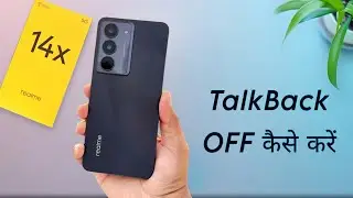 How to Disable Talkback in Realme 14x ⚡ Realme 14x me Talk Back Off Kaise Kare
