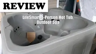 LifeSmart 4-Person Hot Tub Review: Outdoor Spa with LED Lights 2025