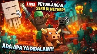 ADA YANG ANEH.. MASUK KE NETHER LEWAT RUINED PORTAL MALAH JADI GINI? | Minecraft Ep. 9