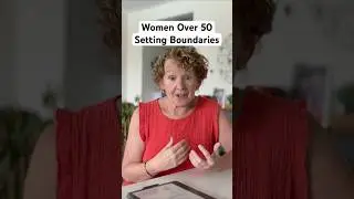 Women Over 50 Setting Boundaries #thecarolejones #womenover50 #boundaries #empowerment #midlifereset