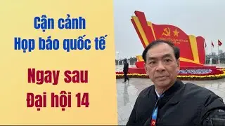 Họp b&aacute;o quốc tế sau Đại Hội 14: Cận cảnh từ Trung t&acirc;m b&aacute;o ch&iacute;. 