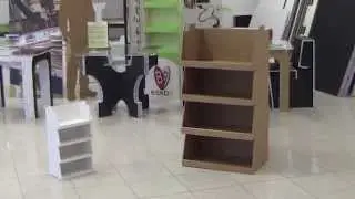 Espositore modulare a vassoi