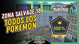 UBICACI&Oacute;N de TODOS los POKEMON de la ZONA SALVAJE 18 | GU&Iacute;A 100% | 💯Leyendas Pokemon: Z-A🏆