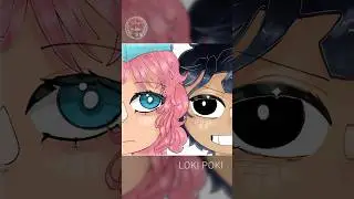 Тенденция &laquo;Океанские глаза&raquo; | Вани и Кайл в Гаче 💙🩷 #gacha #animation #vanilbean #vaniandkyle #oc...