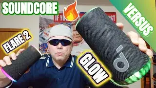 Soundcore Glow vs Flare 2 🎶The Old vs the New 😎 The Future's So Bright 📊 Stock EQ & Custom EQ Demos
