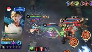 Clint MVP with High Damage! | Survival Mode | Mobile Legends