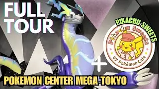 MEET MIRAIDON! FULL TOUR Pokemon Center Mega Tokyo & Pikachu Sweets ポケモンセンター