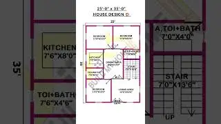 25 x 35 house design/ 25 x 35 ghar ka naksha/ 25 x 35 home design/ #buildmyhome #home #shorts