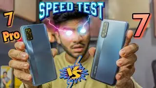 Realme 7 vs Realme 7 Pro Speed Test {Helio G95 vs SD 720G} - is it Really a PRO over 7??