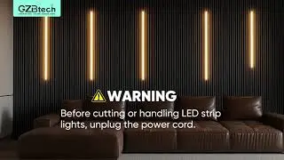 How to install 24V Slat Wall LED Light Strip-Recessed Panel Lighting?