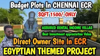 Chennai ECR Plots for Sale 🏜️ Egyptian Themed Project Near Mahabalipuram | Idea Mani
