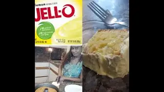 LEMON PUDDING POUND CAKE
