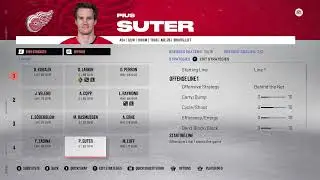 NHL 23 Detroit Red Wings Roster