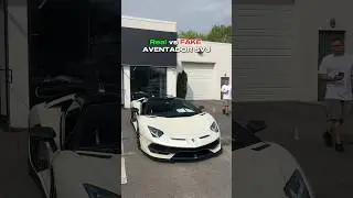 Real vs. Fake Aventador SVJ, thoughts? | #aventadorsvj #lamborghini #lamborghiniaventador #svj