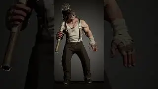 Zombie Gangster #metal #guitar #music #guitarcover #cover #3d #zombie #horror #game #shorts #short