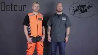 Detour 8552 Textile Reversible Hi Viz Reflective Button Motorcycle Chaps Review at Jafrum.com