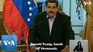 Nicolas Maduro Tells President Donald Trump: 