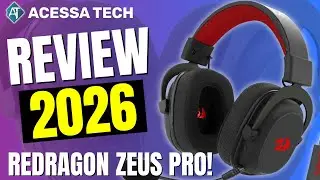 An&aacute;lise Completa Redragon Zeus Pro: A VERDADE sobre o 7.1 e o Microfone | Review