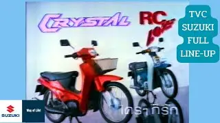 1992 Crystal,RC LOVE TVC SUZUKI FULL LINE-Up:SUZUKI LOVE RC80,RC100 Crystal Akira Sprinter RGV Flash