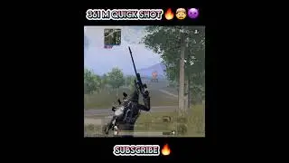 361m Quick Shot 🔥🤯👿 #pubgmobile #battlegroundsmobileindia #bgmi #sniper #shorts
