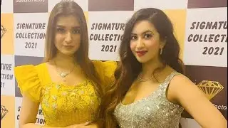 Best Corporate Emcee Chandini Sehgal hosting Jewellery launch event shefali bhaga as Chief guest