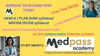 Prepare for PLAB exam - UKMLA exam - MRCEM Primary exam - Sign Up  