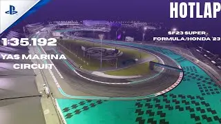Gran Turismo 7 -SF23 Super Formula/HONDA '23 HOTLAP (YAS MARINA)
